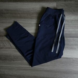 RARE STYLE - WORN ONCE Figs High Waisted Bristol Slim Tapered Scrub Pants - Navy